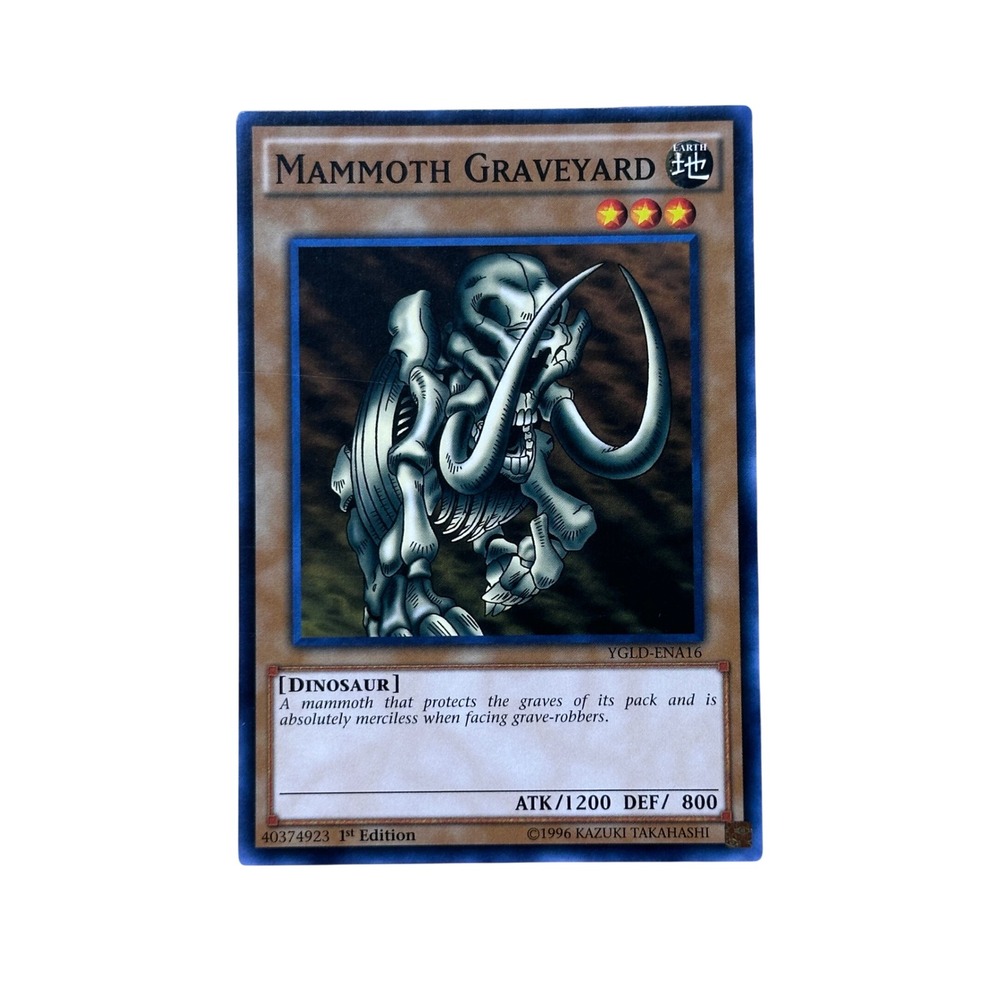 Yu-Gi-Oh!‎ Trading Card Brown Mammoth Graveyard YGLD-ENA16 1st Edition